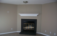 Real Estate - 2201 2203 2205 2207 E. Normal, Kirksville, Missouri - Living Room Fireplace
