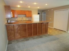 Real Estate - 407 411 415 S. Franklin, Kirksville, Missouri - Living Room, Bar, Kitchen