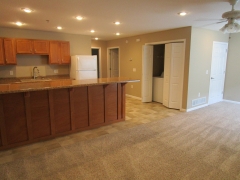 Real Estate - 407 411 415 S. Franklin, Kirksville, Missouri - Living Room & Kitchen
